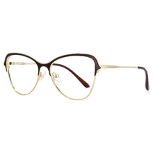 Load image into Gallery viewer, 53868 Anti Blue Light Cat Eye Metal Eyebrow Optical Glasses Frames Men Women Computer Eyeglasses