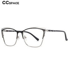 Load image into Gallery viewer, 53869 Square Metal Glasses Frames Anti Blue Light Optical Women Computer Eyeglasses