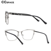 Load image into Gallery viewer, 53869 Square Metal Glasses Frames Anti Blue Light Optical Women Computer Eyeglasses