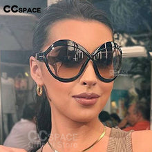 Load image into Gallery viewer, 53873 Oversized Sunglasses Women Shades Uv400 Vintage Glasses