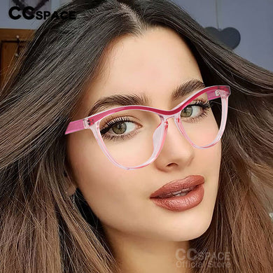 53875 TR90 Cat Eye Anti Blue Light Optical Glasses Frames Men Women Computer Eyeglasses