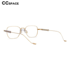 Load image into Gallery viewer, 53876 Small Frame Punk Metal Anti Blue Light Optical Glasses Frames Men Women Computer Eyeglasses