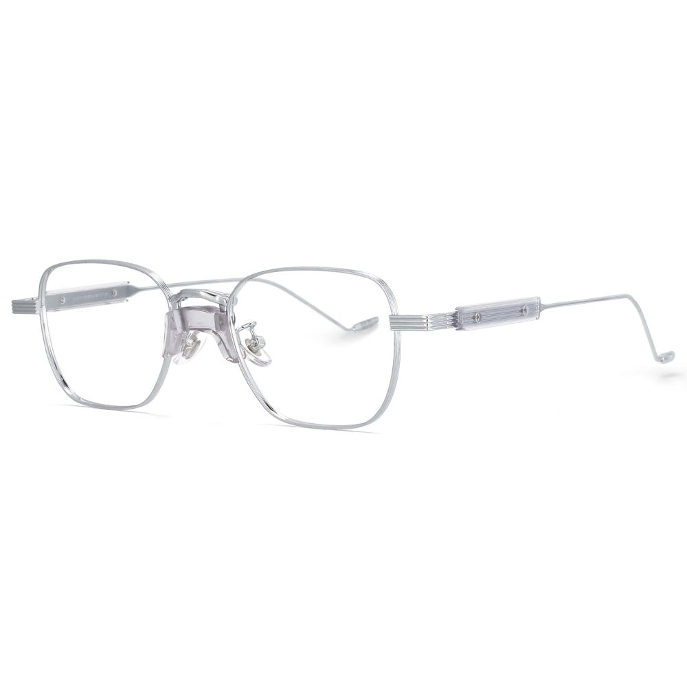53876 Small Frame Punk Metal Anti Blue Light Optical Glasses Frames Men Women Computer Eyeglasses