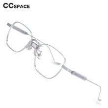 Load image into Gallery viewer, 53876 Small Frame Punk Metal Anti Blue Light Optical Glasses Frames Men Women Computer Eyeglasses