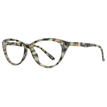 Load image into Gallery viewer, 53879 Retro Anti Blue Light Glasses Frames Leopard Cat Eye Women Computer Eyeglasses