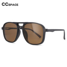 Load image into Gallery viewer, 53881 TR90 Anti Blue Light Glasses Frames with 5 Magnetic Clip Lens Polarized Sunglasses Men Women Uv400 Vintage Eyeglasses
