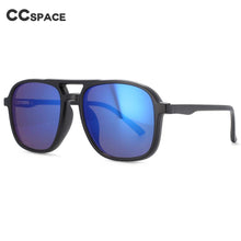 Load image into Gallery viewer, 53881 TR90 Anti Blue Light Glasses Frames with 5 Magnetic Clip Lens Polarized Sunglasses Men Women Uv400 Vintage Eyeglasses