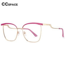 Load image into Gallery viewer, 53886 Cat Eye Eyebrow Optical Metal Glasses Frames Anti Blue Light Men Women Computer Eyeglasses