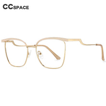 Load image into Gallery viewer, 53886 Cat Eye Eyebrow Optical Metal Glasses Frames Anti Blue Light Men Women Computer Eyeglasses