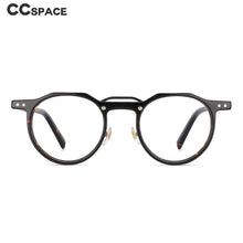 Load image into Gallery viewer, 53894 Retro Round Acetate Optical Glasses Frames Men Women Computer Eyeglasses