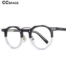 Load image into Gallery viewer, 53894 Retro Round Acetate Optical Glasses Frames Men Women Computer Eyeglasses