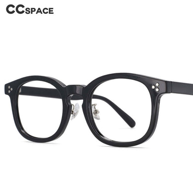 53895 Retro Rivet Anti Blue Light Optical Glasses Frames Men Women Tr90 Computer Eyeglasses