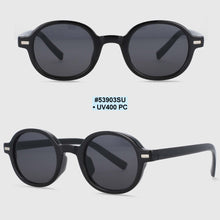 Load image into Gallery viewer, 53903 Small Frame Oval Sunglasses Men Women Punk Shades UV400 Vintage Glasses