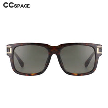 Load image into Gallery viewer, 53925 Big Frame Men Sunglasses Square Women Shades Uv400 Vintage Glasses