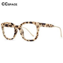 Load image into Gallery viewer, 53930 Retro Square Leopard Glasses Frames Anti Blue Light Men Women Computer Eyeglasses