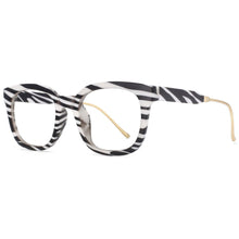 Load image into Gallery viewer, 53930 Retro Square Leopard Glasses Frames Anti Blue Light Men Women Computer Eyeglasses