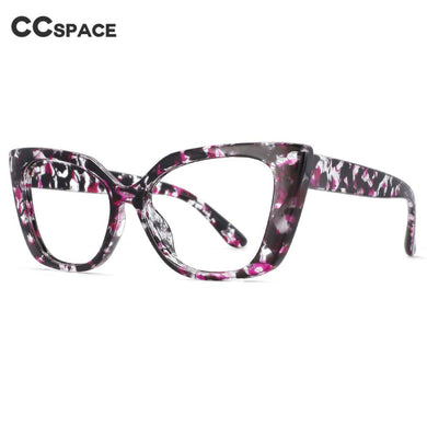53931 TR90 Anti Blue Light Cat Eye Glasses Frames Women Floral Computer Eyeglasses