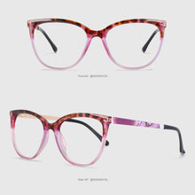Load image into Gallery viewer, 53935 Acetate Optical Glasses Frames Round Men Women Leopard Computer Eyeglasses