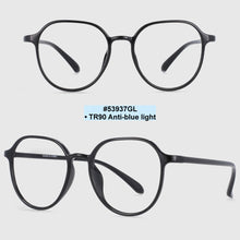 Load image into Gallery viewer, 53937 Big Frame Anti Blue Light Ultralight Glasses Frames Men Women TR90 Computer Eyeglasses