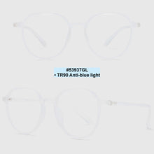 Load image into Gallery viewer, 53937 Big Frame Anti Blue Light Ultralight Glasses Frames Men Women TR90 Computer Eyeglasses