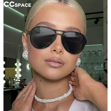 Load image into Gallery viewer, 53940 Oversized Women Sunglasses Pilot Men Shades Uv400 Vintage Glasses