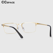 Load image into Gallery viewer, 53946 Square Men&#39;s Metal Anti Blue Light Optical Glasses Frames Women Computer Eyeglasses