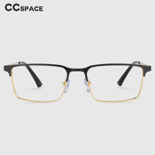 Load image into Gallery viewer, 53946 Square Men&#39;s Metal Anti Blue Light Optical Glasses Frames Women Computer Eyeglasses