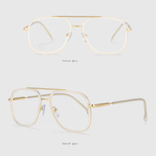 Load image into Gallery viewer, 53947 Plastic Titanium Men Women Anti Blue Light Glasses Frames TR90 Computer Eyeglasses