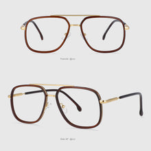 Load image into Gallery viewer, 53947 Plastic Titanium Men Women Anti Blue Light Glasses Frames TR90 Computer Eyeglasses