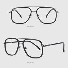 Load image into Gallery viewer, 53947 Plastic Titanium Men Women Anti Blue Light Glasses Frames TR90 Computer Eyeglasses