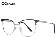 Carica l&#39;immagine nel visualizzatore di Gallery, 53950 Women Alloy Glasses Frame Eyebrow Female Square Ultralight Eye Myopia Prescription Eyeglasses