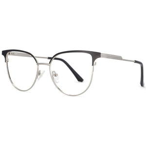 53950 Women Alloy Glasses Frame Eyebrow Female Square Ultralight Eye Myopia Prescription Eyeglasses