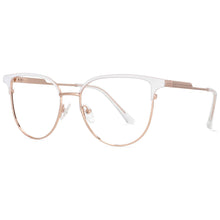 Carica l&#39;immagine nel visualizzatore di Gallery, 53950 Women Alloy Glasses Frame Eyebrow Female Square Ultralight Eye Myopia Prescription Eyeglasses