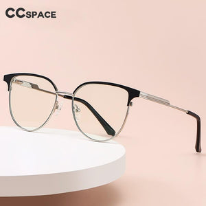 53950 Women Alloy Glasses Frame Eyebrow Female Square Ultralight Eye Myopia Prescription Eyeglasses