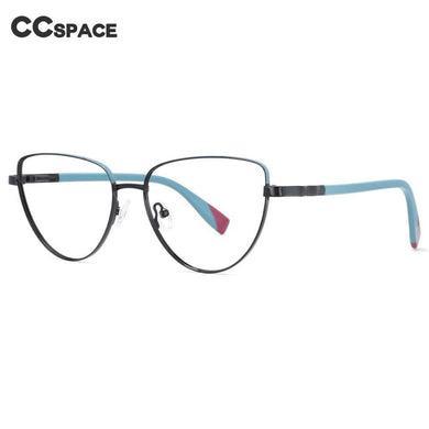 53952 Sexy Cat Eye Anti Blue Light Metal Optical Glasses Frames Men Women Computer Eyeglasses