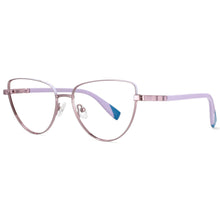 Load image into Gallery viewer, 53952 Sexy Cat Eye Anti Blue Light Metal Optical Glasses Frames Men Women Computer Eyeglasses