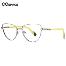 Load image into Gallery viewer, 53952 Sexy Cat Eye Anti Blue Light Metal Optical Glasses Frames Men Women Computer Eyeglasses