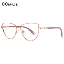 Load image into Gallery viewer, 53952 Sexy Cat Eye Anti Blue Light Metal Optical Glasses Frames Men Women Computer Eyeglasses
