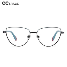 Load image into Gallery viewer, 53952 Sexy Cat Eye Anti Blue Light Metal Optical Glasses Frames Men Women Computer Eyeglasses