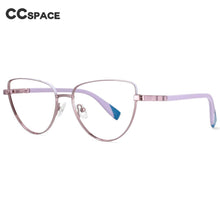 Load image into Gallery viewer, 53952 Sexy Cat Eye Anti Blue Light Metal Optical Glasses Frames Men Women Computer Eyeglasses