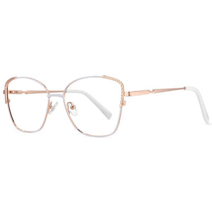 53953 Ladies Alloy Glasses Frame Female Square Ultralight Eye Myopia Prescription Eyeglasses