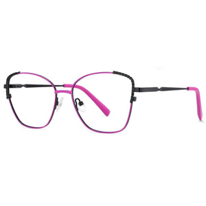 53953 Ladies Alloy Glasses Frame Female Square Ultralight Eye Myopia Prescription Eyeglasses