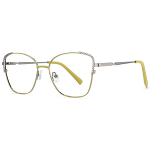 53953 Ladies Alloy Glasses Frame Female Square Ultralight Eye Myopia Prescription Eyeglasses
