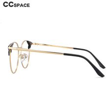 Load image into Gallery viewer, 53959 Transparent Glasses Frames Men Women Alloy Glasses Vintage Optical Myopia Eyeglasses Frames Ladies Retro Eyewear