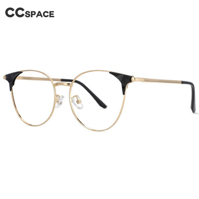 53959 Transparent Glasses Frames Men Women Alloy Glasses Vintage Optical Myopia Eyeglasses Frames Ladies Retro Eyewear