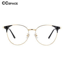 Load image into Gallery viewer, 53959 Transparent Glasses Frames Men Women Alloy Glasses Vintage Optical Myopia Eyeglasses Frames Ladies Retro Eyewear