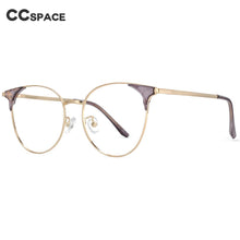 Load image into Gallery viewer, 53959 Transparent Glasses Frames Men Women Alloy Glasses Vintage Optical Myopia Eyeglasses Frames Ladies Retro Eyewear