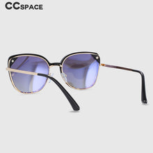 Load image into Gallery viewer, 53963 Cat Eye Metal Anti Blue Light Glasses Frames Polarized Sunglasses Women Magnetic Clip Computer Eyeglasses