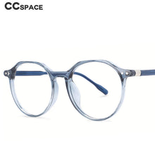Load image into Gallery viewer, 53964 Retro Round Anti Blue Light Glasses Frames Rivet Men Women TR90 Computer Eyeglasses