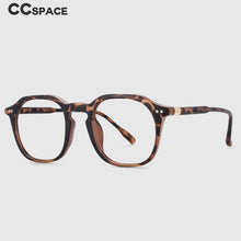Load image into Gallery viewer, 53965 Retro Round Plastic Titanium Anti Blue Light Optical Glasses Frames Rivet Men Women TR90 Computer Eyeglasses